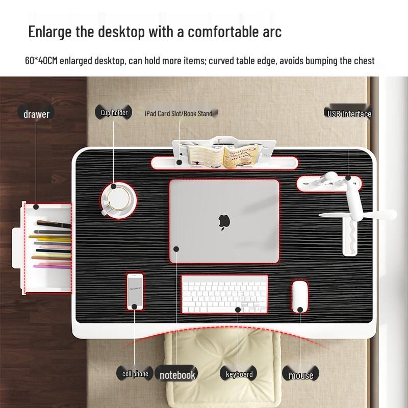 UOSUUOSU Foldable Bed Laptop Desk