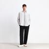 JACK&JONES Men's Striped Long Sleeve Turn-Down Collar Shirt