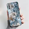 Custodia per Telefono Stampata Per Nokia G42/Nokia G310 5G/Nokia G60 5G/Nokia G100 Cover Guscio Morbido in Silicone Nero Custodie Carine con Fiori e Cartoni Animati