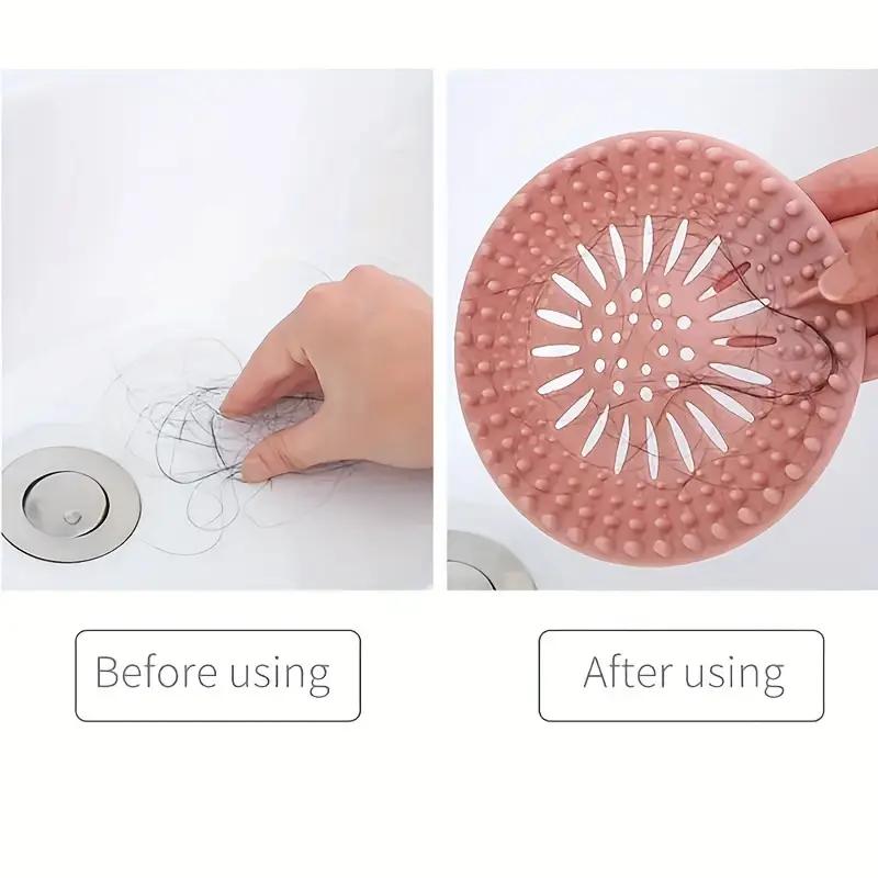 1PCS Sewer Filter Hair Floor Drain Bathroom Anti Hair Kitchen Toilet Bathroom Cover Magic Tool Sink Anti Clogging