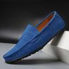 Herren-Slipper aus hochwertigem Leder Slip-on Herren-Freizeitschuhe Mode-Flats Männliche Fahrschuhe Mokassins Zehn Farben Größe 38-47