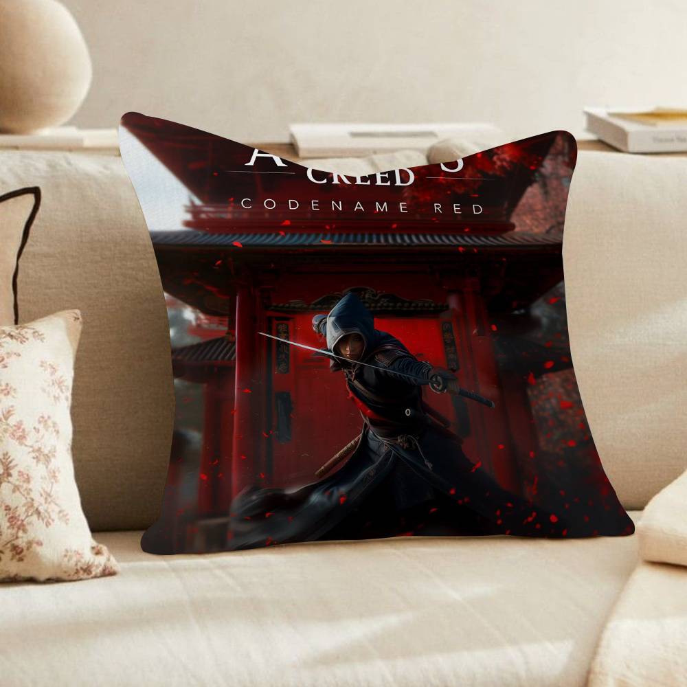 Game AssassinES S Creed Personalized Pillow Cover Kids Bedroom Wild Party Decor Pillowcase kid Birthday shower Gift
