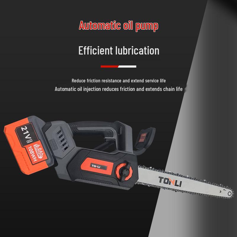 Dayi Rechargeable High-Power Brushless Handheld Electric Chainsaw with Large-Capacity Lithium Battery