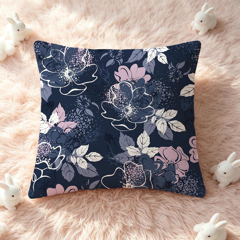 Art Petal Illustration Cushion Cover Pillow Multisize Short Plush Pillow Cute Simple Style For Living Room Bedroom Birthday Gift