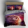 Lion Cosmic Artwork Bedding Duvet Cover Sets Duvet Covers Pillowcases Gifts (1 * Duvet Cover 2 * Pillowcases, Without Duvet Insert)