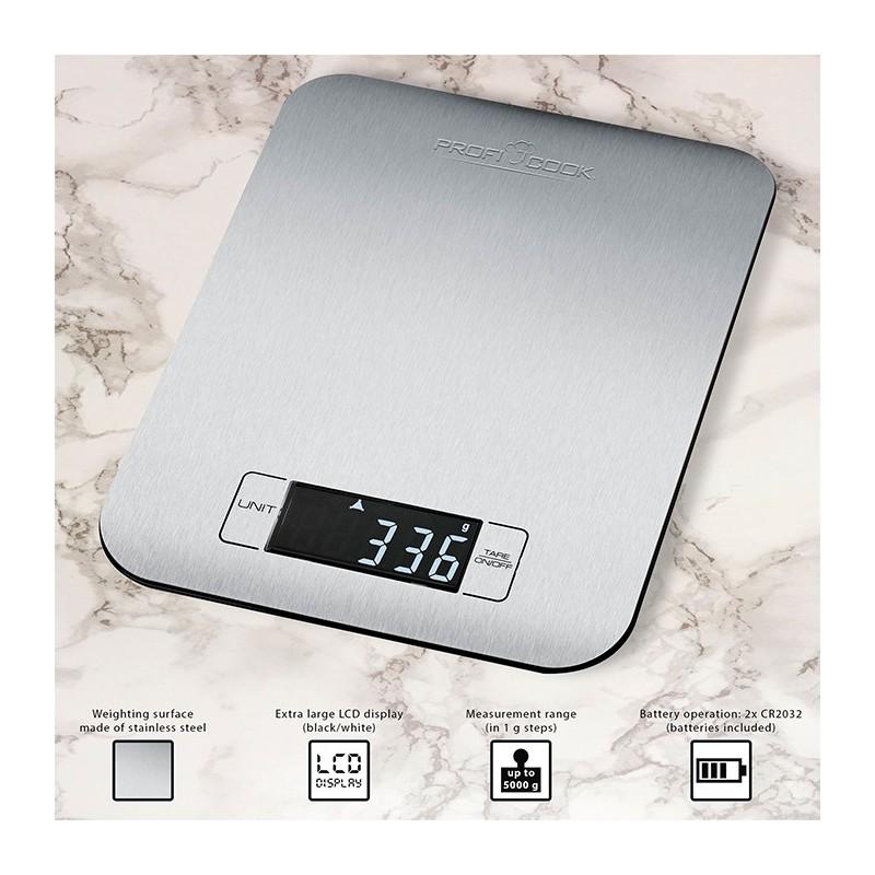 Küchenwaage, elektronisch bis 5 kg, PC-KW 1061