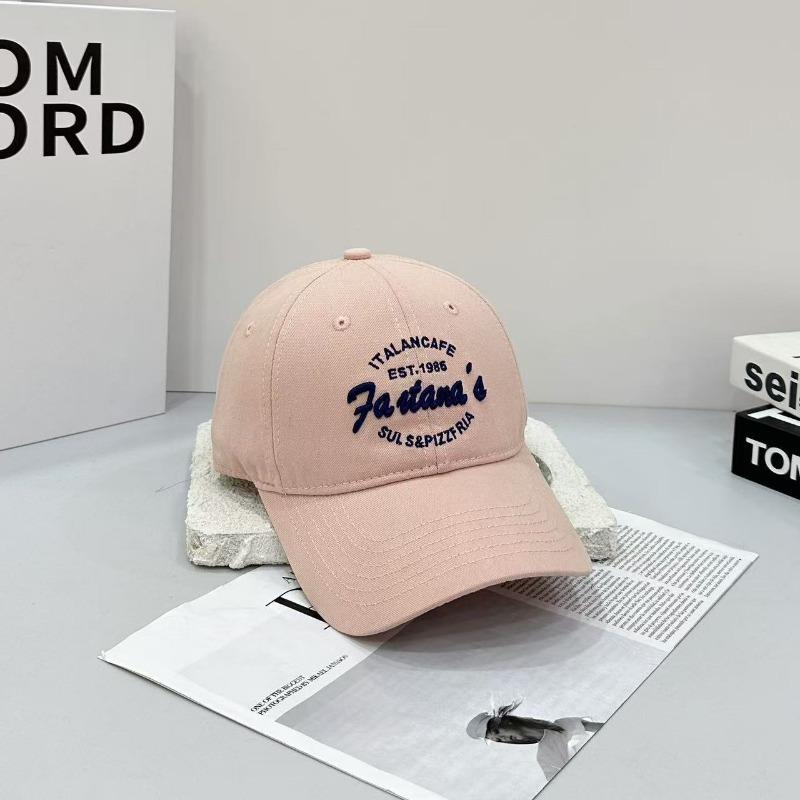 High quality letter embroidery hardtop baseball hat for men and women couples cap four seasons sunshade sunscreen cap