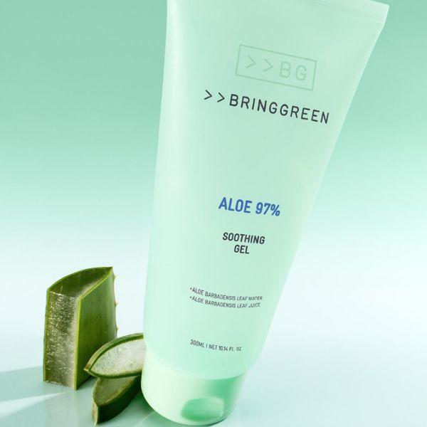BRING GREEN Aloe 97% /Różowy Aloes 96% Żel Łagodzący 300ml