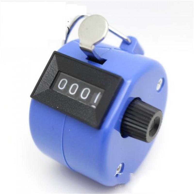 4 Digit Counters Hand Finger Display Manual Counting Tally Clicker Timer Soccer Golf Counter Home Supply