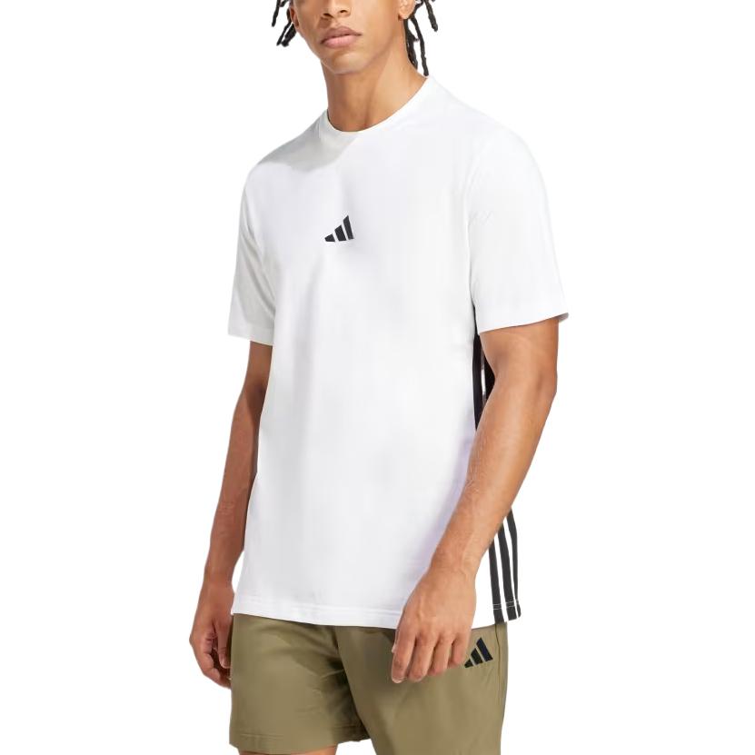 Adidas Essential T Shirt Men's White/Black JE6388