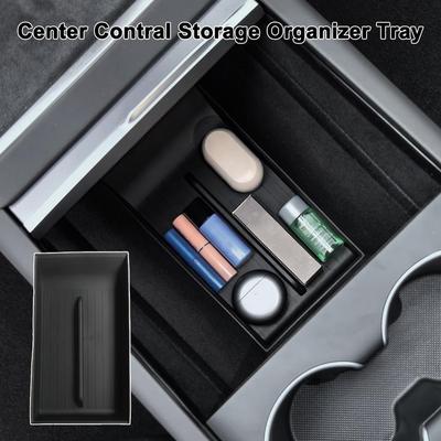 Für Tesla New Juniper 2025 Innenzubehör Box Kartenhalter Armlehne Mittelkonsole Ablage Bot X7K4