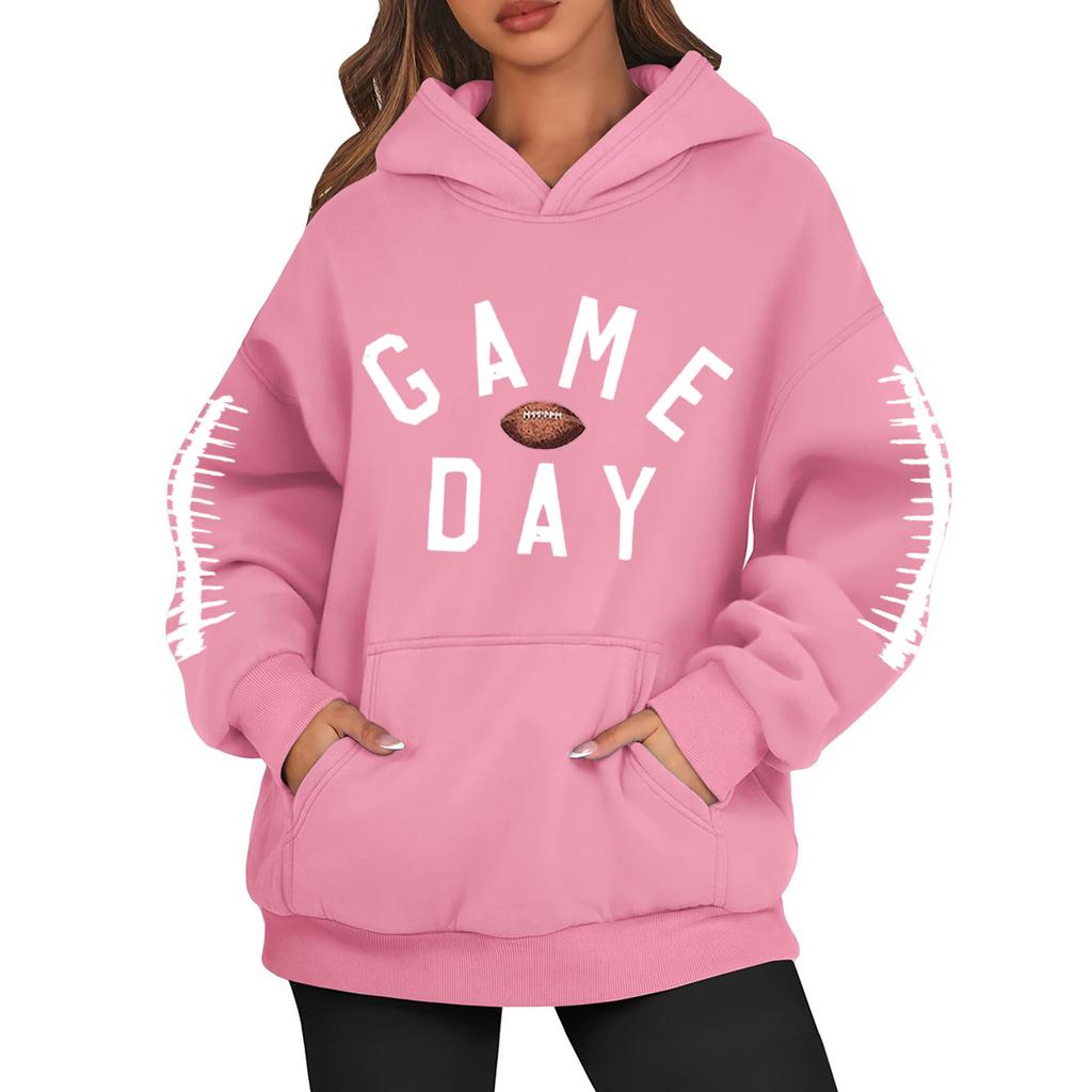 Womens Hoodies Oversized Sweatshirts Long Sleeve Casual Pullover Hooded Sweatshirt Tops
