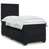 Bed Frame with Mattress - Maison Exclusive - Black - 90x200 Cm - Adjustable Headboard