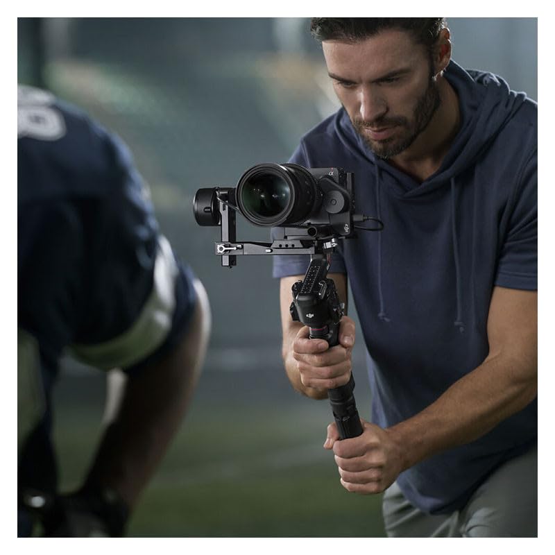 DJI RS 4 Stabilizer for DSLR and Mirrorless Native Support for 2nd Generation Portrait Teflon Axis and Camera Gimbal 3-Axis Cameras, Orientation,