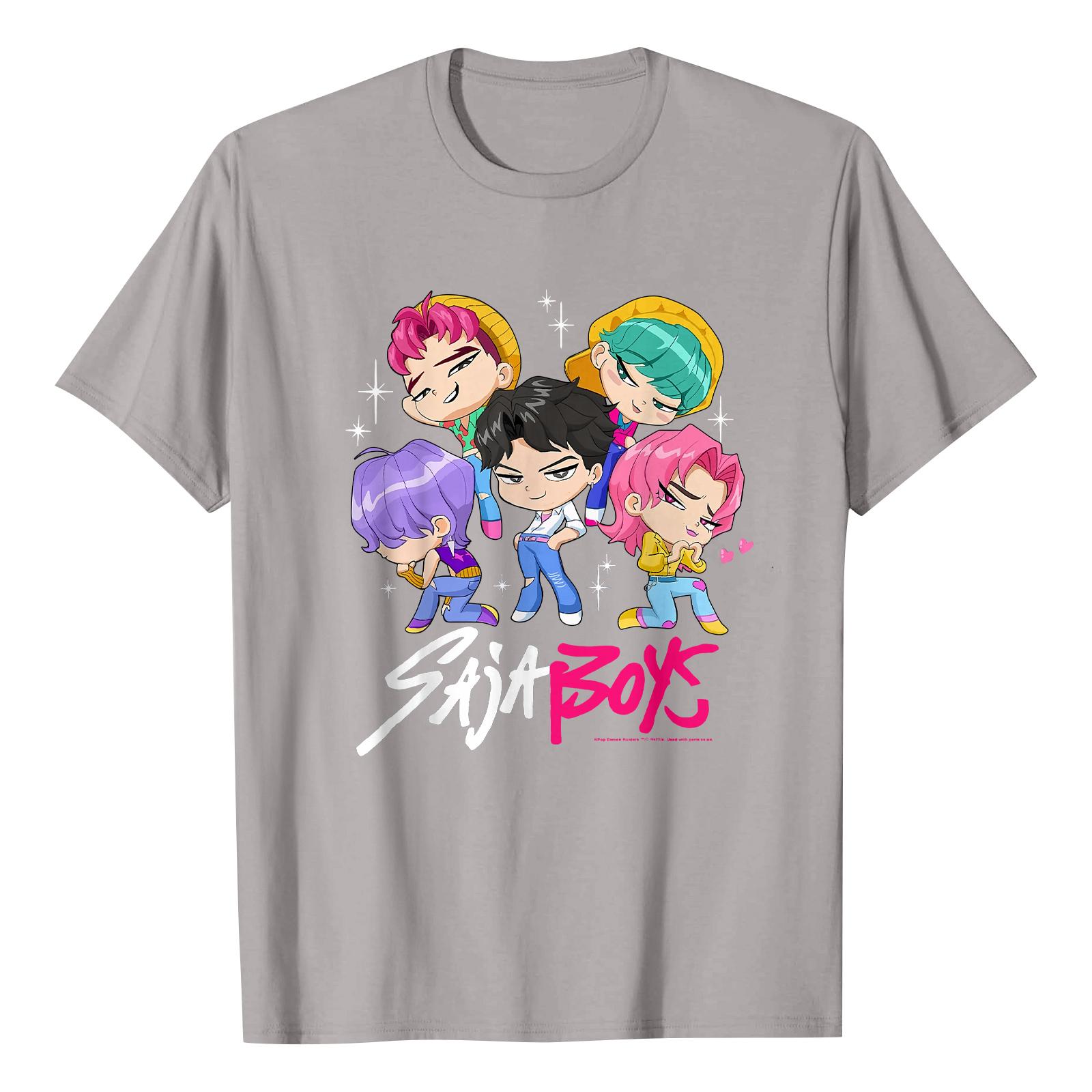 

Модная рабочая одежда с коротким рукавом и круглым вырезом, принтованные топы для женщин, летние топы S