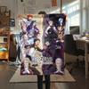 Retro ReZero Starting Life in Another WorldPrint Flannel Blanket, High quality Comfortable for All Seasons, Home Decor, Warmth and Comfort