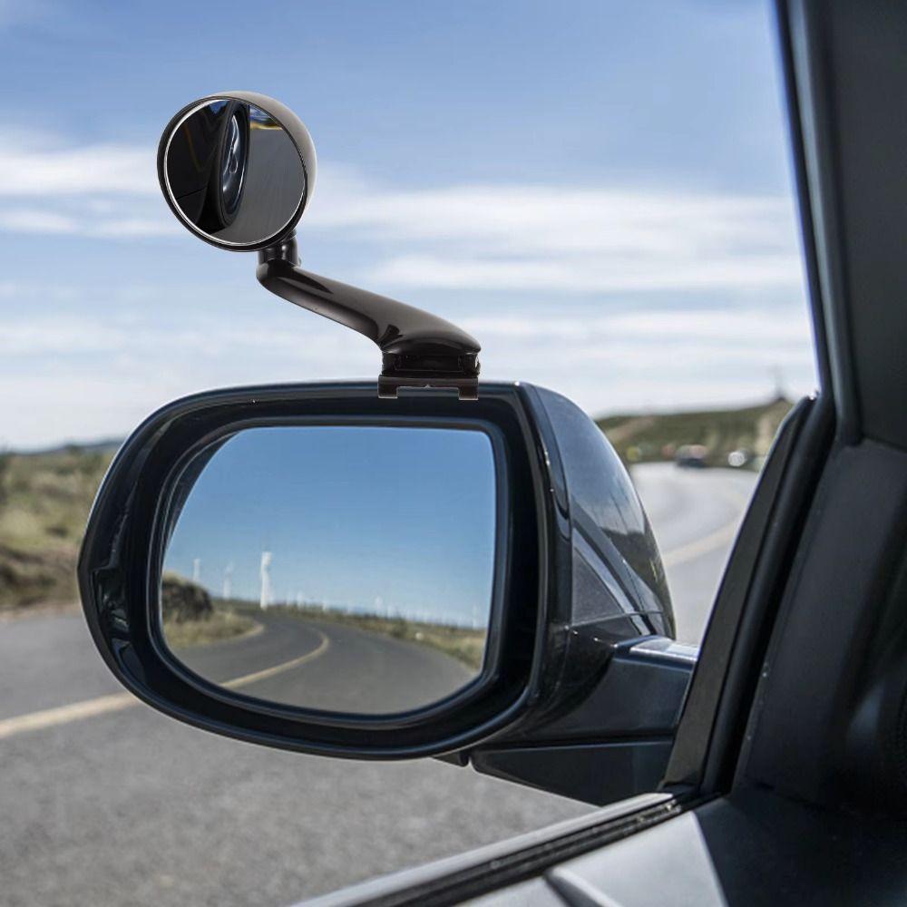Round Convex Blind Spot Car Mirror 360 Degree Adjustable Auxiliary Rear View Mirror SUV Vehicles