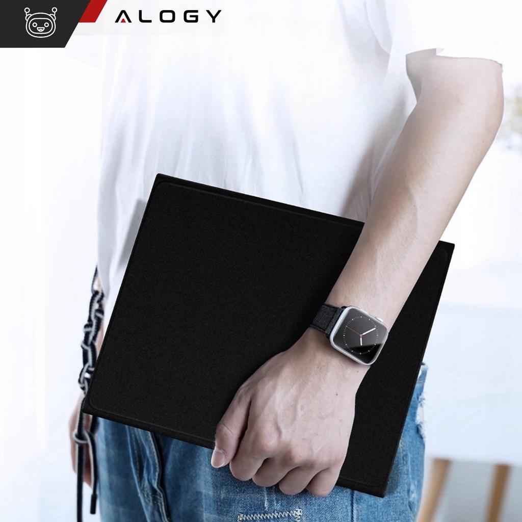 Protective Case With Keyboard Alogy Keyboard Case With Pen Holder Wireless Keyboard For Apple Ipad Air 13" Black