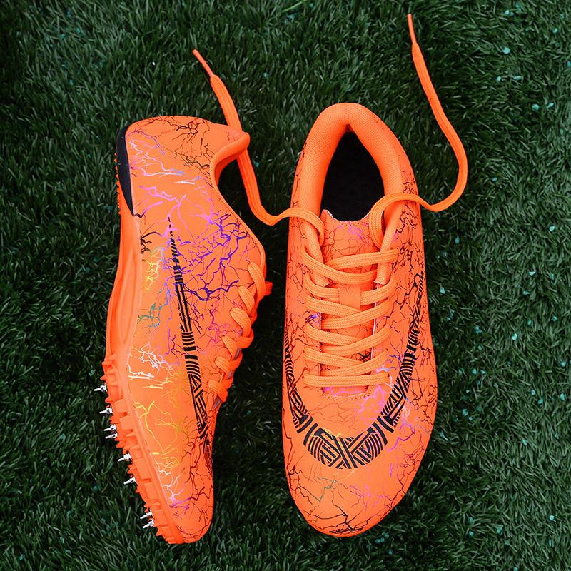 Large Size Track and Field Sprint Men's Nail Shoes Women's Medium and Long Running Competition Training Shoes Mandarin Duck Shoes New