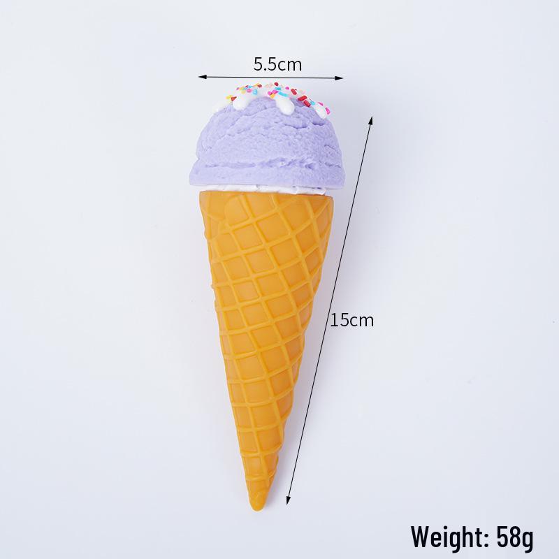 

PVC Realistic Ice Cream Cone Model for Display Props