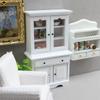 Antique Miniature Cabinet For 1/12 Doll House Room Furnishing with Functional Storage Drawer Scene Display Accessory