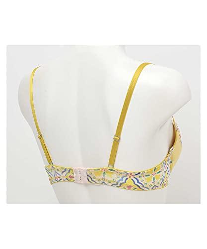 Unnanacool Women's Romantic Travel Ribbon Bra, 3/4 Cup, YE A75