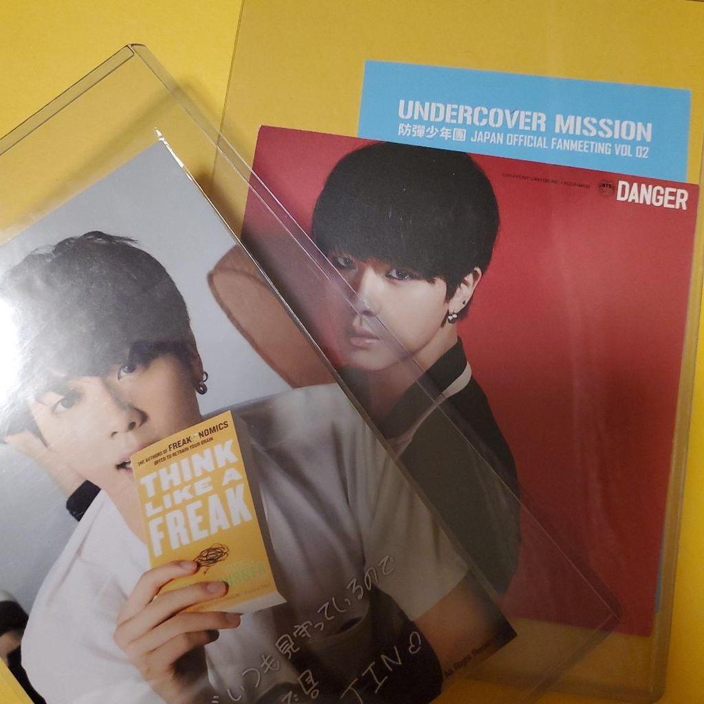 [USED] BTS Official Rare JIN Jin FC Continuation Bonus Uncovered Photo Card