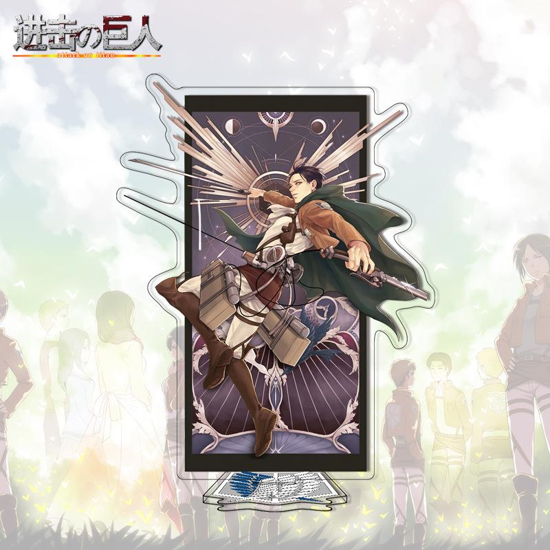 On Attack Titan Acrylic Stand 41-80 Anime Figure Custom Made Drop Shipping Distributor Merchandise For Kids Adults Children's Birthday Gift Holiday