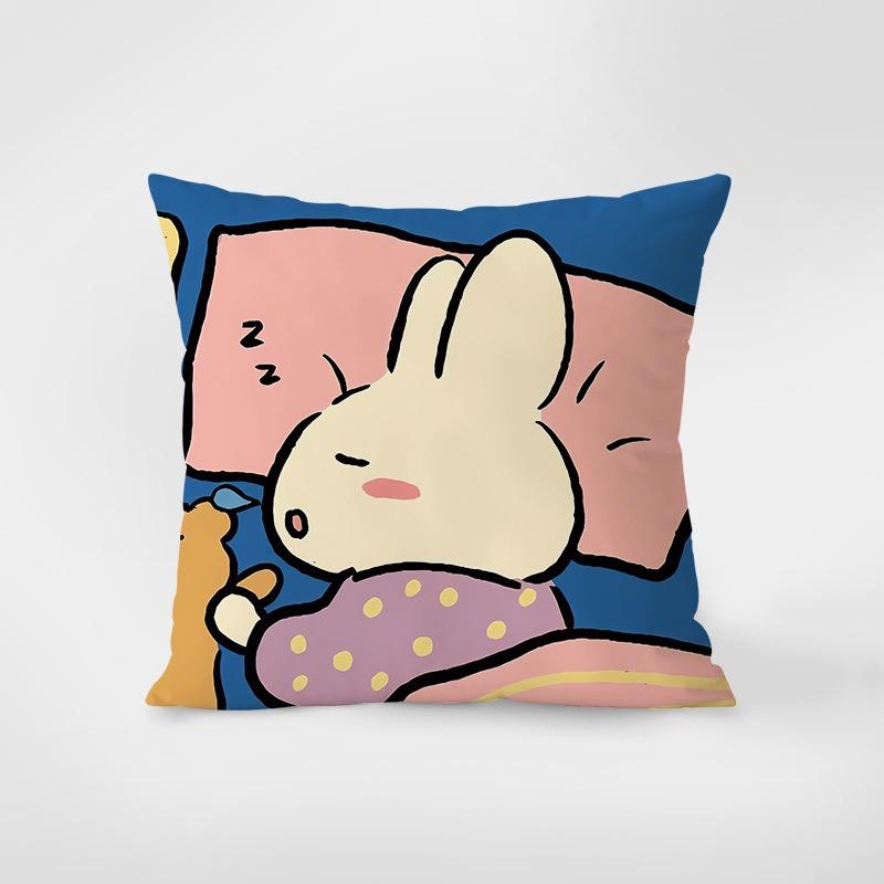 Stil desen animat Fericit Drăguț Față de pernă Îmbrățișare pentru cămin Decorare Birou Sufragerie Canapea Față de pernă
