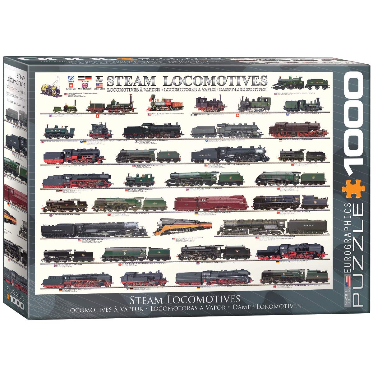 

Пазл 1000 елементів Eurographics Паровоз 6000-0090