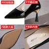 Fashion Shoes Woman 2024 Trend New Summer Red Heels Elegant Woman Black Heeled Pointed Toe Pumps Dress Leather White Ladies Shoe