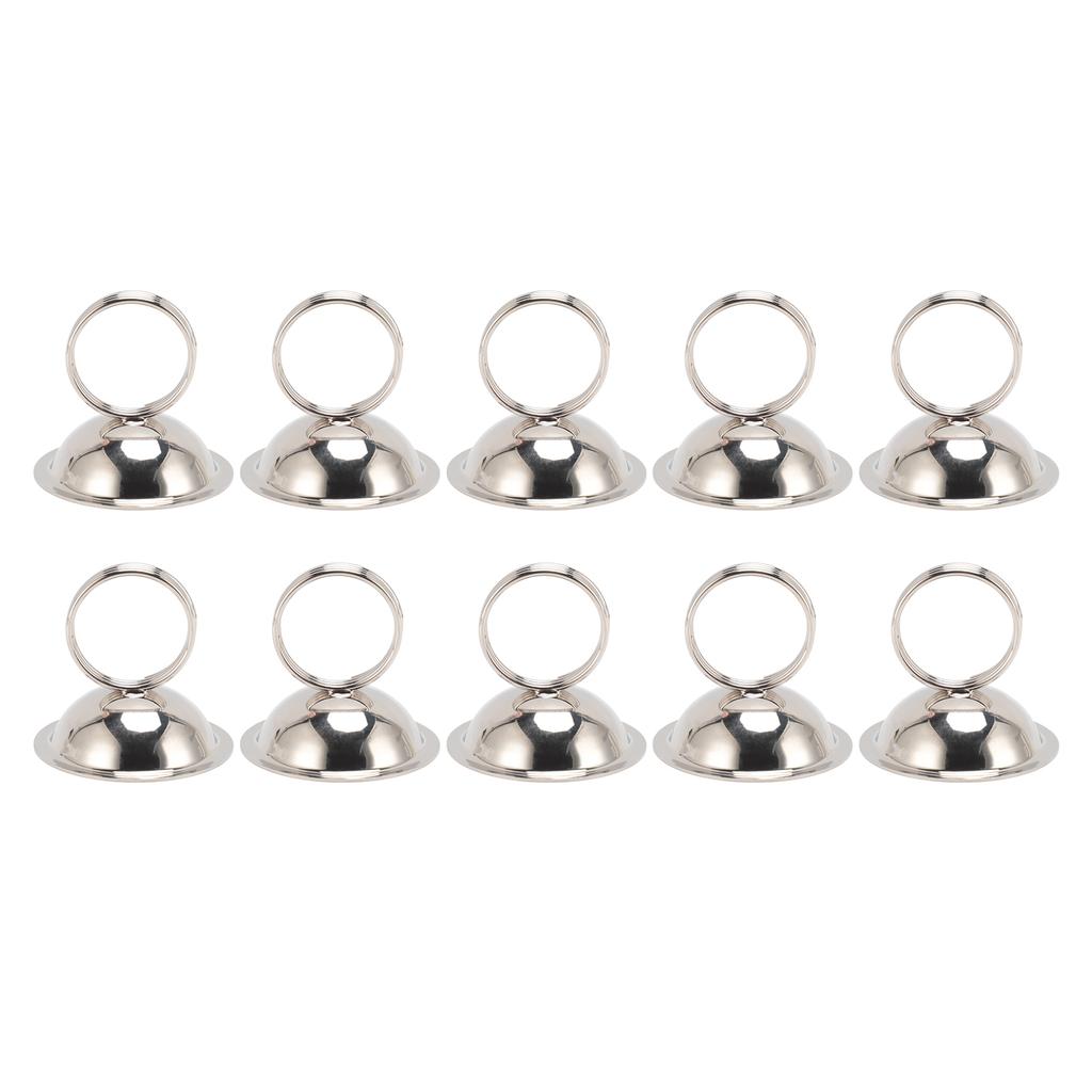 10pcs Table Number Holders Place Card Holders Metal Wire Picture Holders Cards Stand Name Menu Clips
