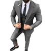 New Style Trade Business Casual 3 Sets Suits Groom Groomsmen Wedding Banquet Suit Male 3 Pieces