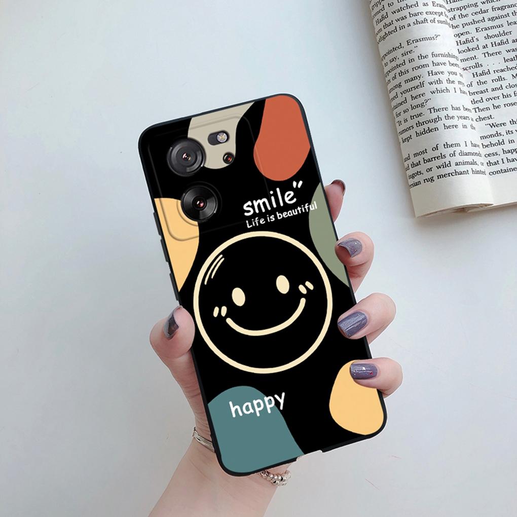 

For Xiaomi 13T Pro Phone Case Smile Flower Soft Silicone Shell Cover for Xiaomi 13T Pro 5G 13Tpro Xiaomi13T Cases TPU Funda Capa Xiaomi 13T 5G