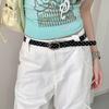 Zierliche Schnalle Polka Dot Gürtel Dünnes Design Zierlicher Taillengürtel Ästhetischer Dünner Damen Gürtel Jeans Hosen