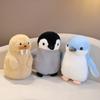 Kawaii  35/45cm Aquarium Standing Penguin Walrus Marine Organism Animals Soft Dolls PillowHigh Quality Christmas Halloween Gifts