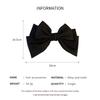 1/3 Pcs Sweet Pink Bow Hairpins Solid Color Bowknot Hair Clips Women Girls Soft Satin Barrettes Clip Wedding Hair Accessories