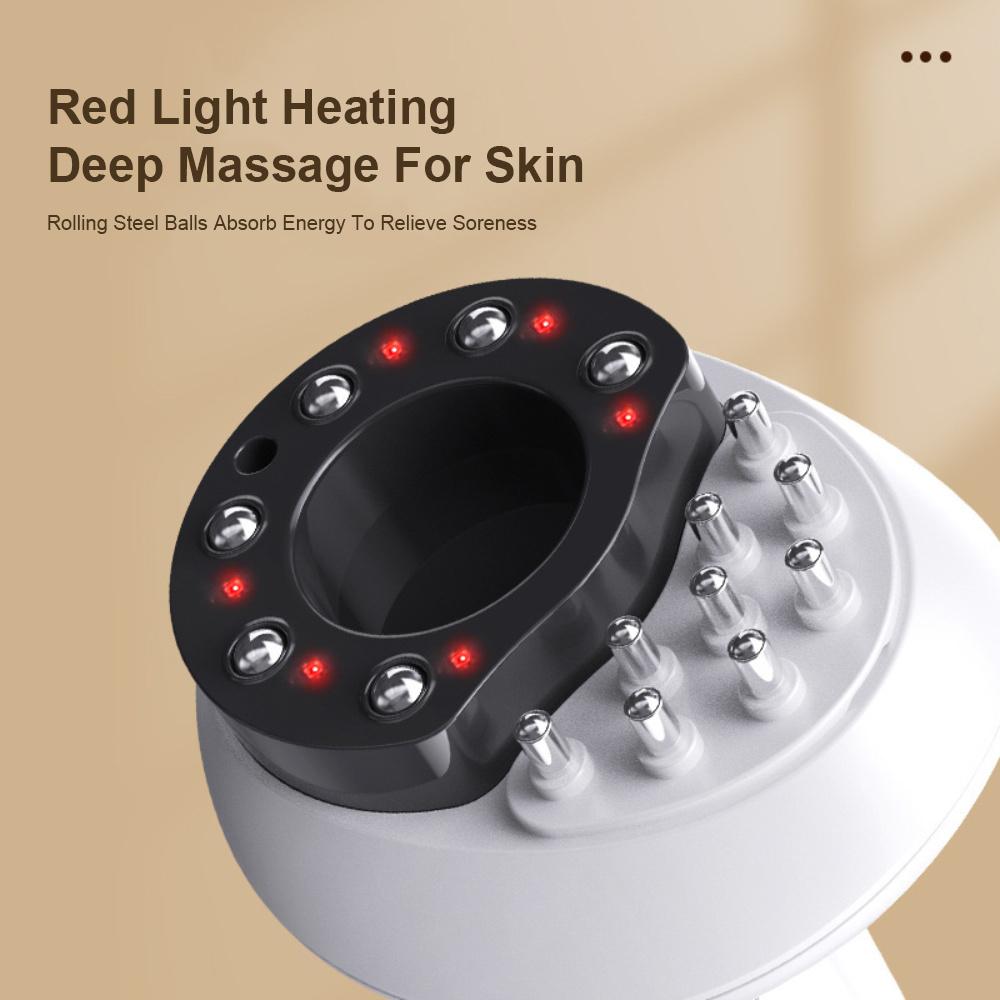 Cupping and Gua Sha Massager Electric Shaping Meridian Scraper Lymphatic Drainage Device Fat-Burning Cupping Back Massager
