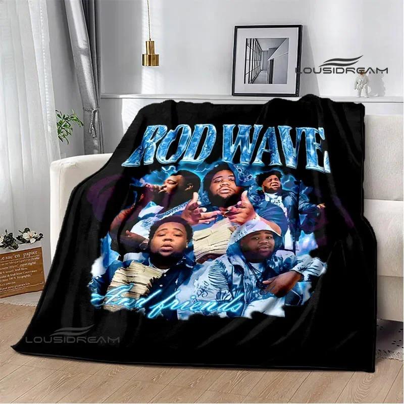 Rapper rod wave printed blanket Warm Flannel Blankets Soft and Comfortable blanket Home Travel Blanket bed linings Birthday Gift