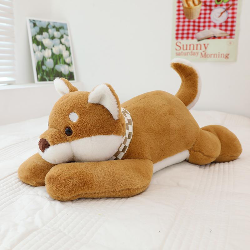 

Шарф Шиба-ину Подушка-игрушка Кукла Симуляция Собачья кровать Украшение Кукла Хаски Плюшевая игрушка Кукла 50cm（0.4kg）