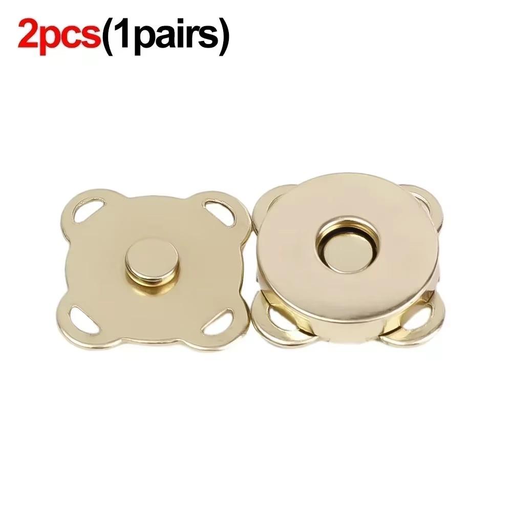 20pcs Metal Snap Magnet Button Magnetic Double Rivet Fastener Clasp Closure Buckle for Clothes Bag DIY Craft Sewing Accessories