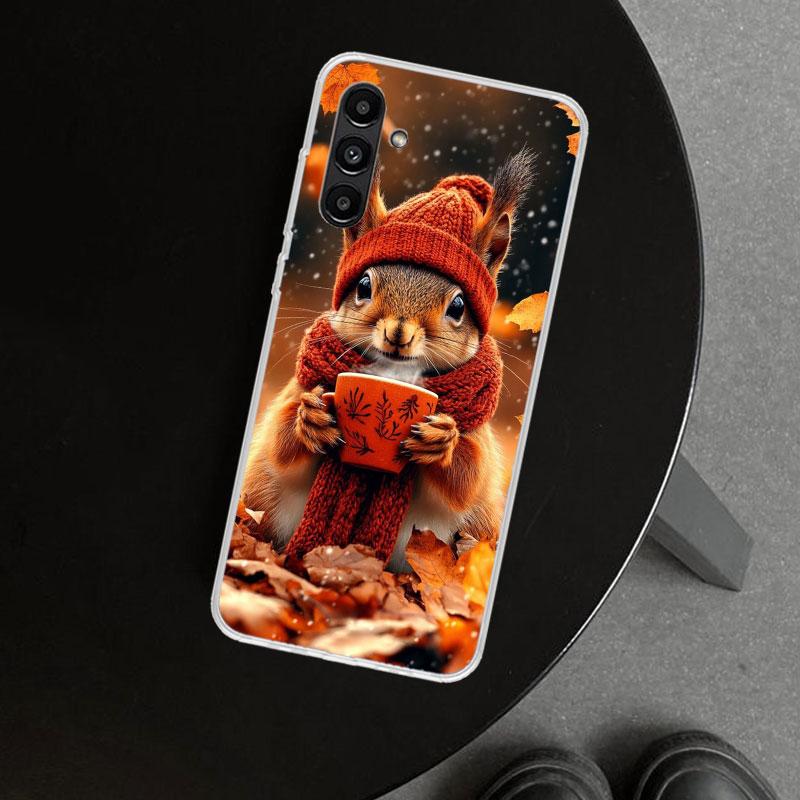 Animal Squirrel Phone Case Cover for Samsung Galaxy A17 A16 A26 A36 A56 A57 A37 A15 A25 A35 A55 A14 A24 A34 A54 A13 A23 A33 A53