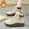 Women's Winter Thick And Warm High Top Shoes With Added Fleece Cotton Shoes