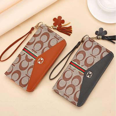 Bag Female Zipper Clutch Wallet New Ladies Wallet Long Girls Wallet Double Wallet Phone.