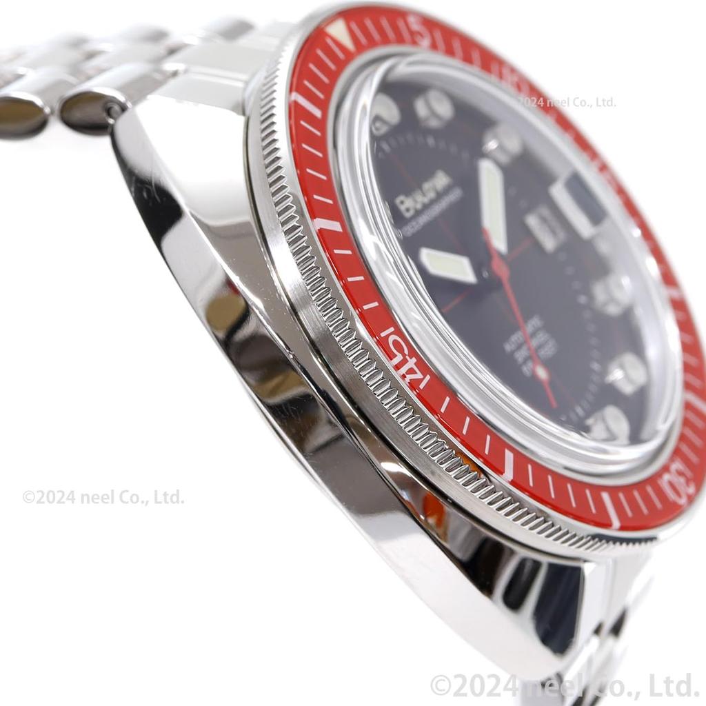 BULOVA Watch Automatic Winding Mechanical Archives Series Oceanographer Devil Diver Devil Diver 96B343 Imported [Bulova] Men's [Regular Product]