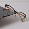 High Quality Luxury Cat Eye Frame Eyeglass Women Men Minimalist Transparent Glasses Cool Clear Lens Frame Glasses Oculos