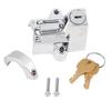 Stainless Steel Motorcycle Helmet Lock with 2 Keys -   and Convenient Helmet    and Hook for Motorcycles and