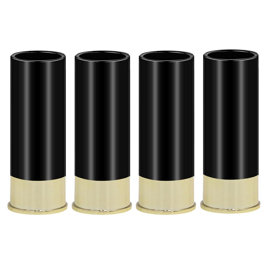 4pcs/Set Plastic 12 Gauge Shot Glass creative bar Water Wine Glass Party Drinkware Shot Glasses Great Gift for Dad And Brother