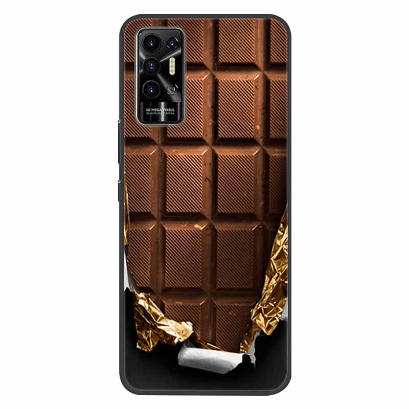 For Tecno Pova 2 Case Pova2 Shockproof Soft silicone TPU Back Cover For Tecno Pova 2 Phone Cases Pova2 2021 Case Cute Cartoon