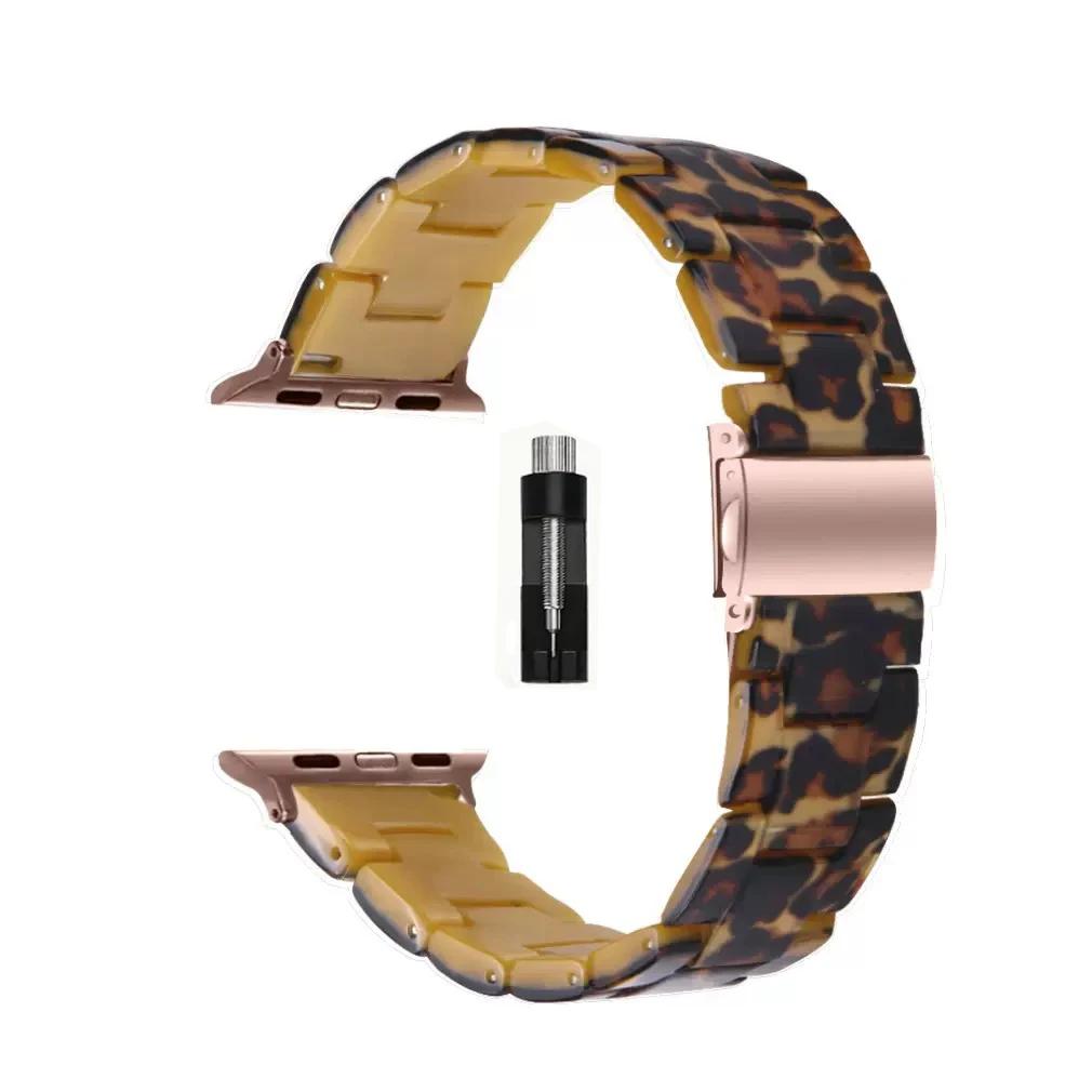 For Apple Watch strap, suitable For Series 10 9 8 7 6 5 4 3 2 1 38mm 40mm 41mm 42mm resin wristband For Apple Watch accessories